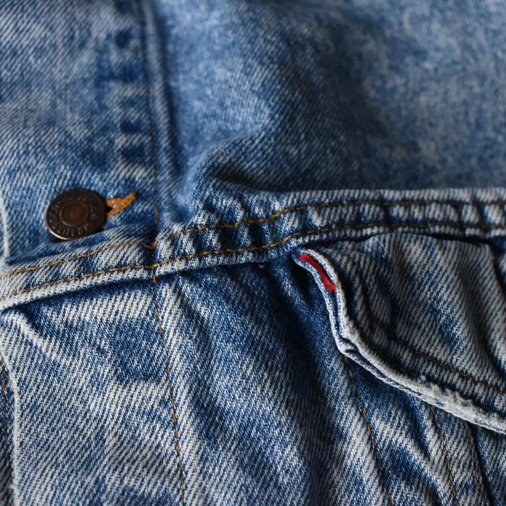 90’s Levi's 70507 ケミカルウォッシュ デニムジャケット USA製 240401