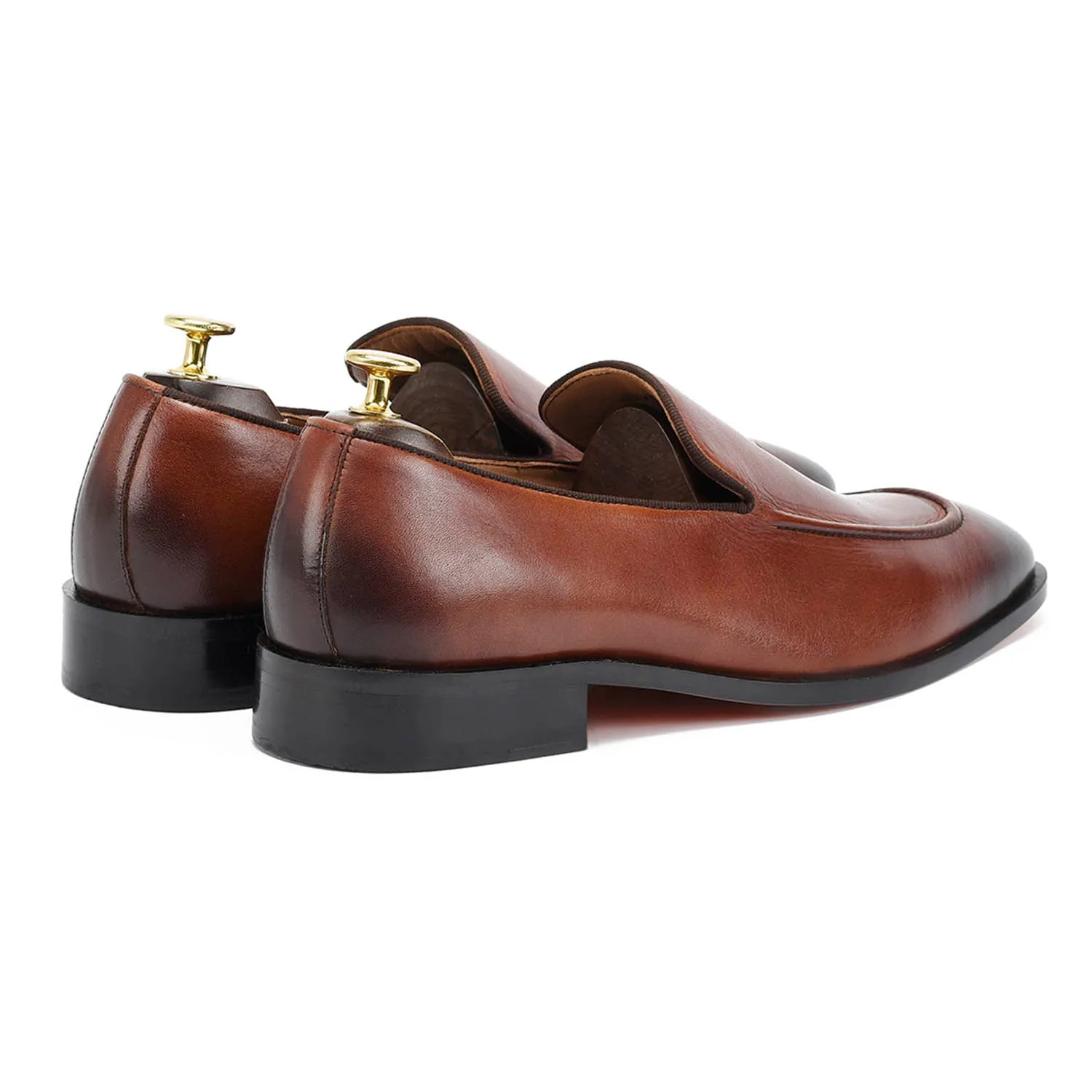 Adonis Brown Slip Ons