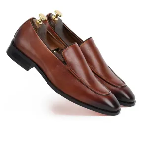 Adonis Brown Slip Ons