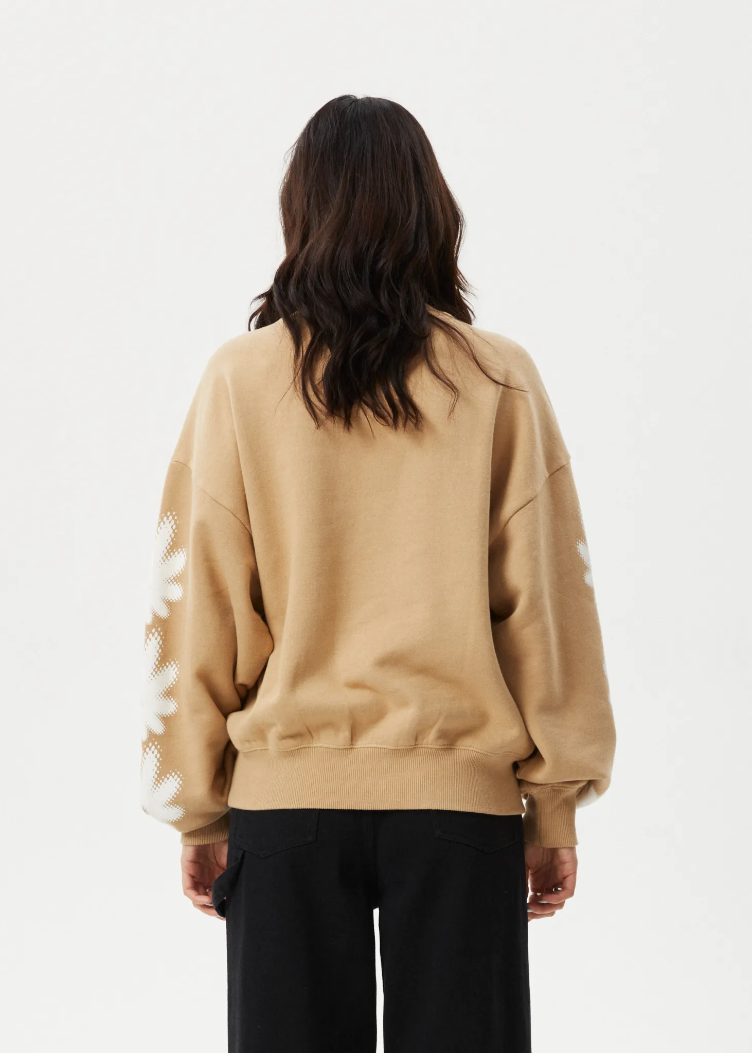 AFENDS Womens Petal - Crew Neck - Tan