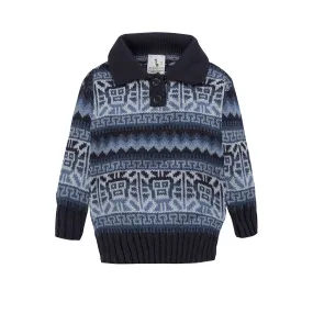 Alpaca Wool Blend Ethnic Sol Jumper