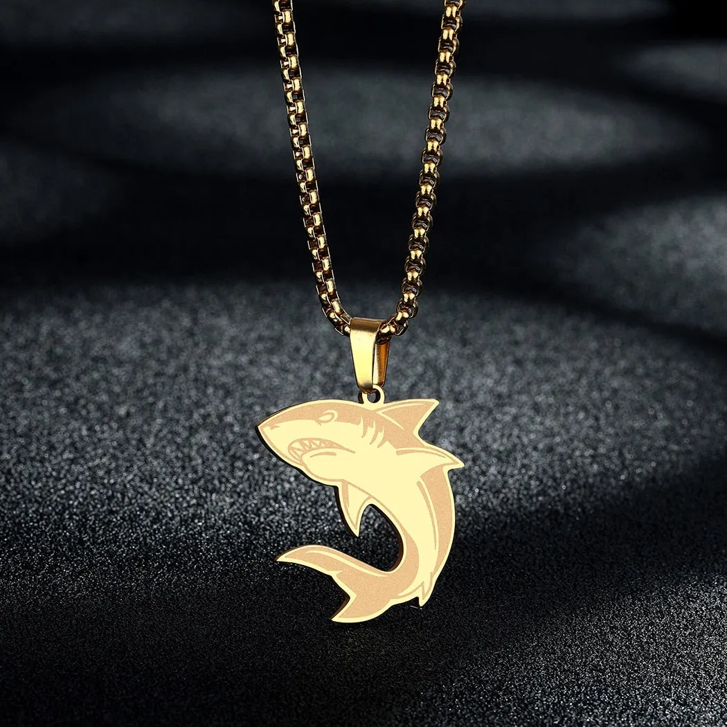 Amazing Minimalist Shark Necklace