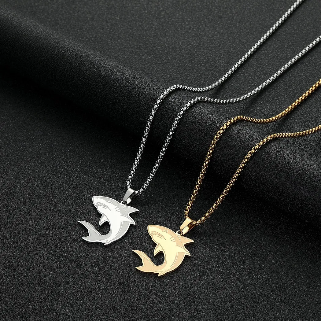 Amazing Minimalist Shark Necklace