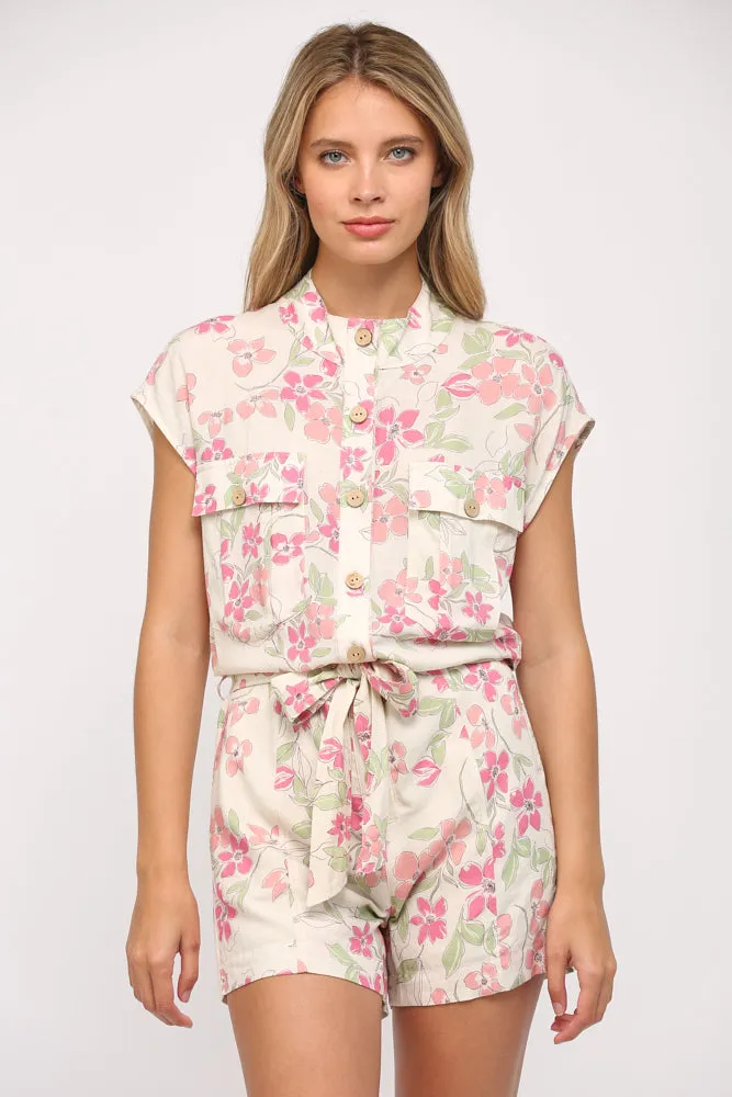 Anna Floral Romper