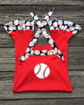 Baseball Romper Outfit