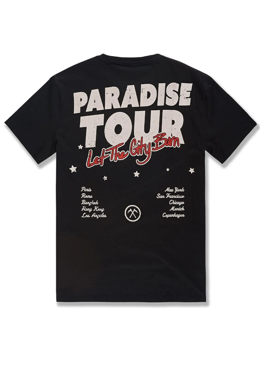 Big Men's Paradise Tour T-Shirt (Black)