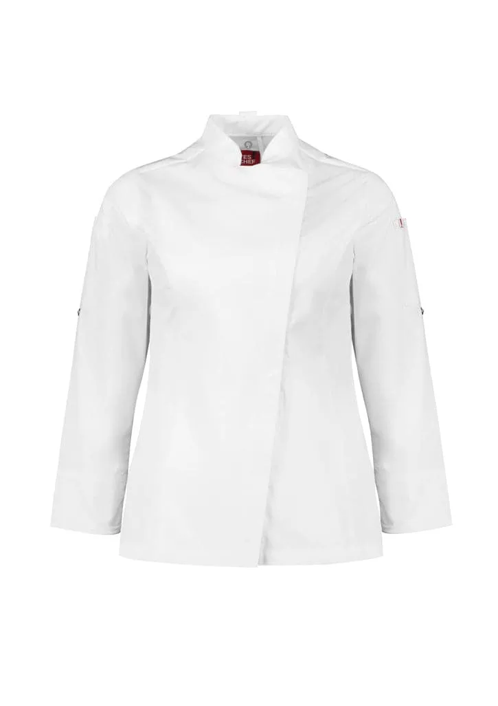 Biz Collection Womens Alfresco Long Sleeve Chef Jacket CH330LL