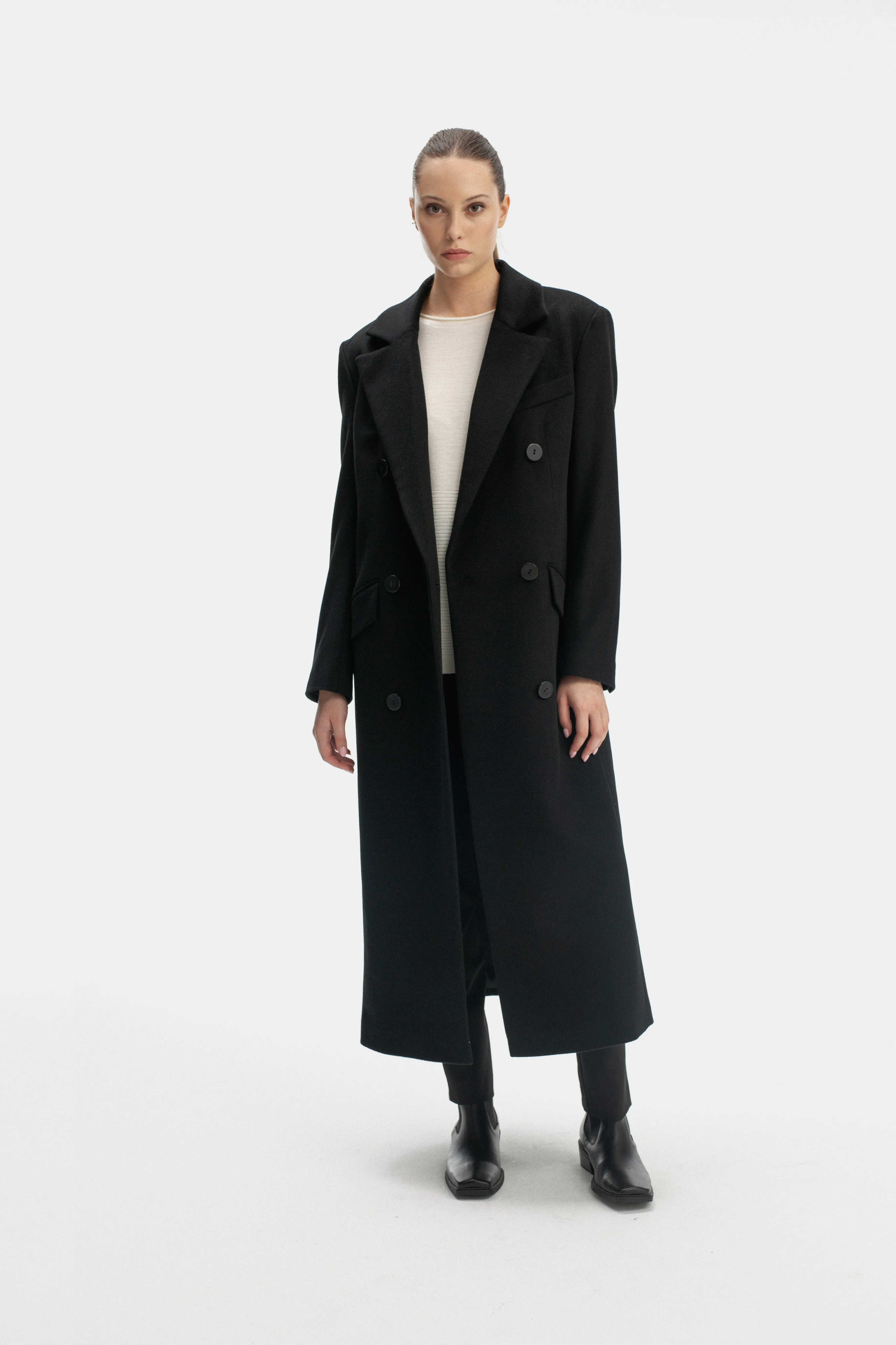 BLACK LONG COAT