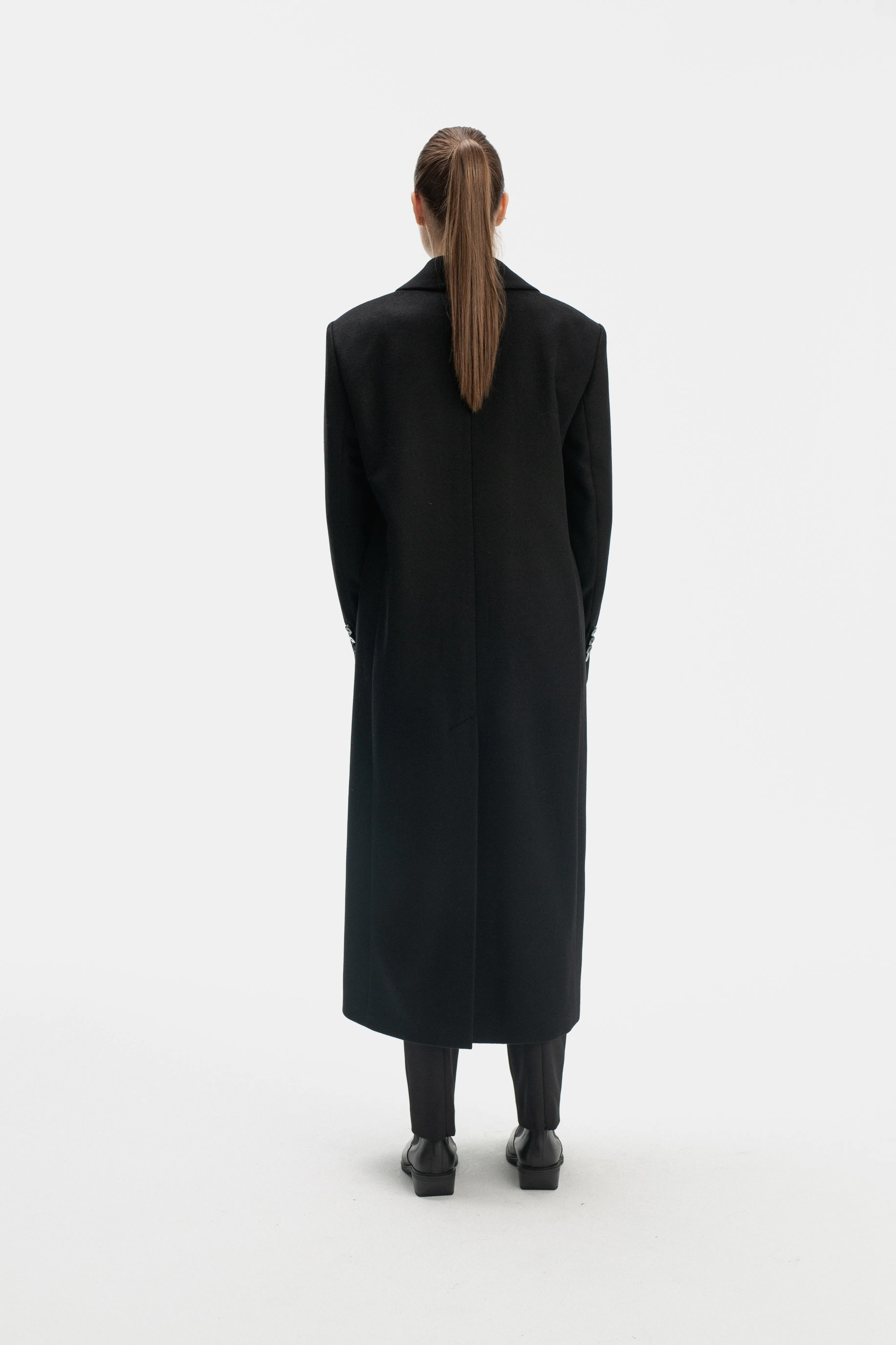 BLACK LONG COAT