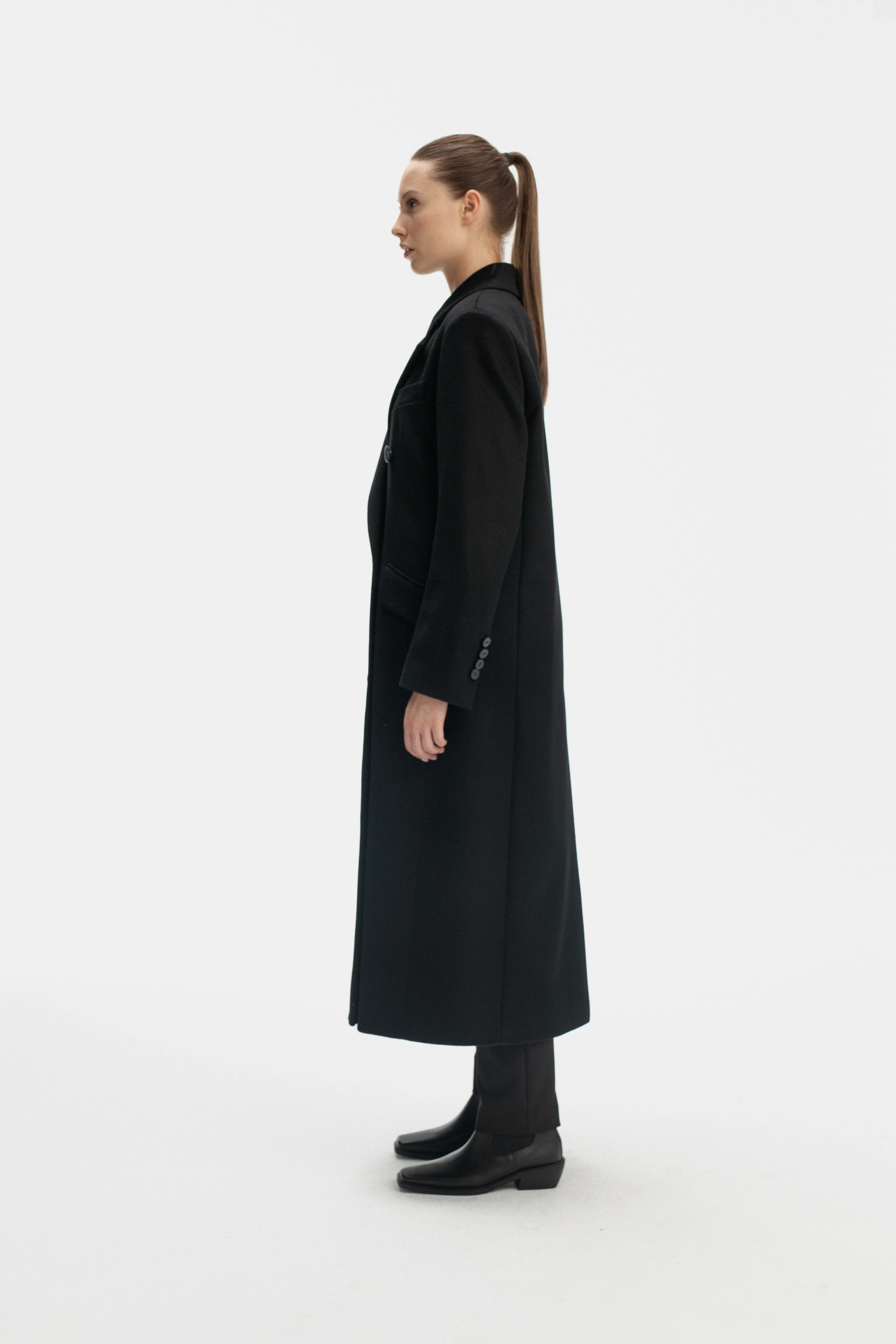 BLACK LONG COAT