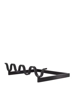 Black Minimalist Andiron | Eichholtz Barlieu