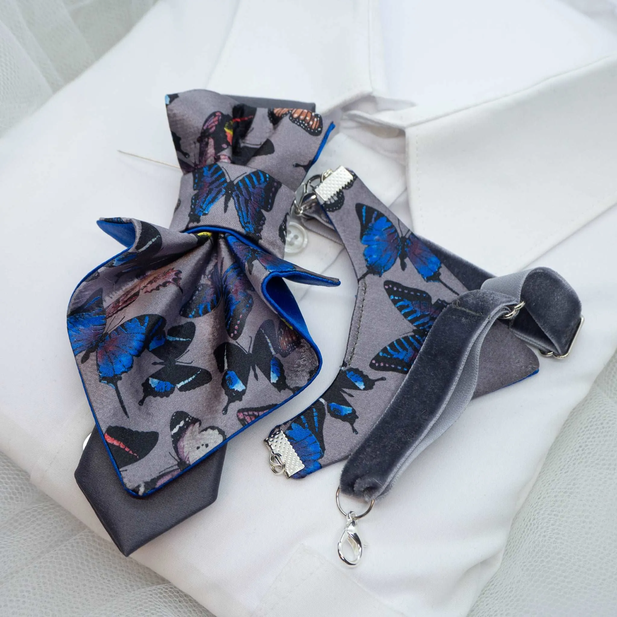 BOW TIE BUTTERFLY JABOT