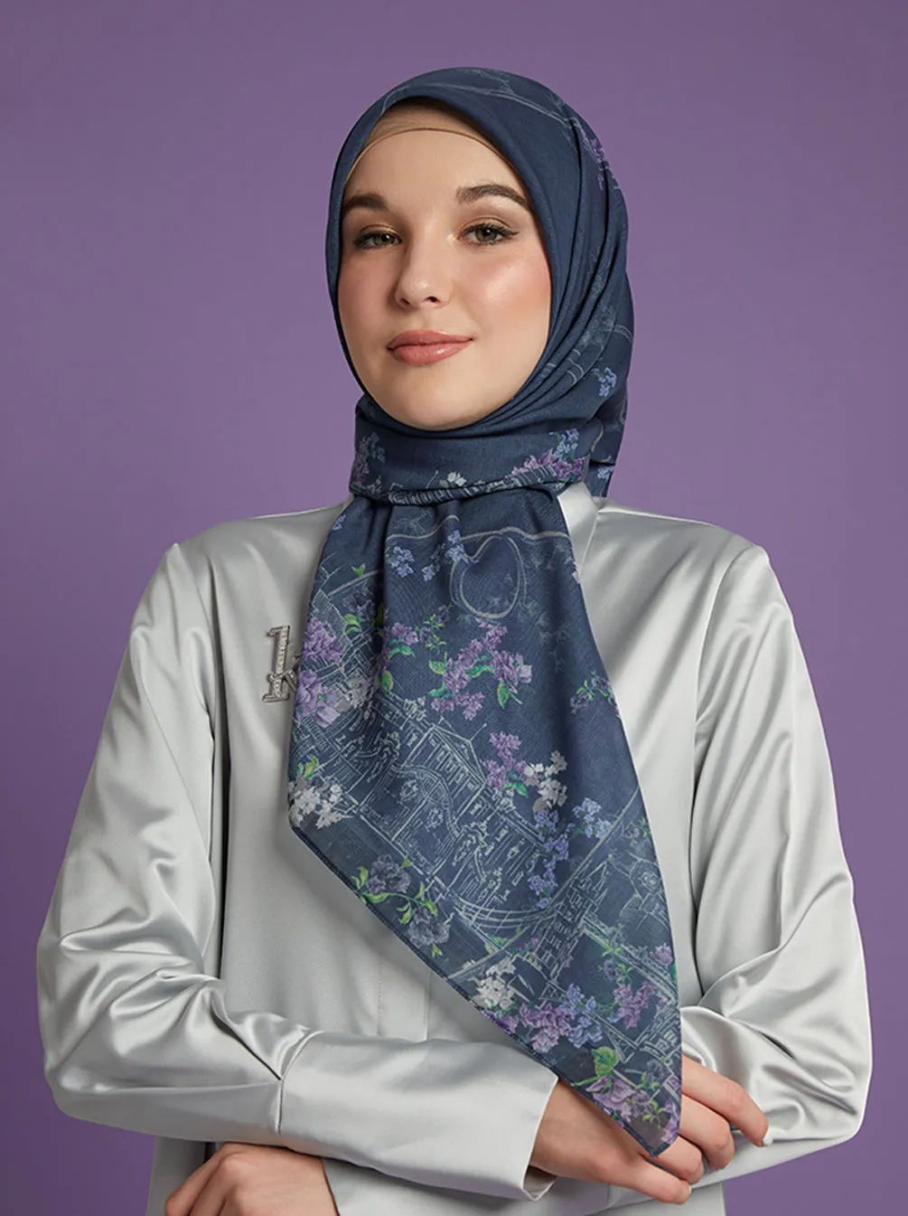 BUNDLING BAMED X KAMI ORVA LONDON SIGNATURE SCARF TEAL