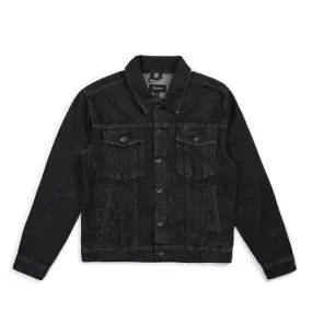 CABLE DENIM JKT - BLACK