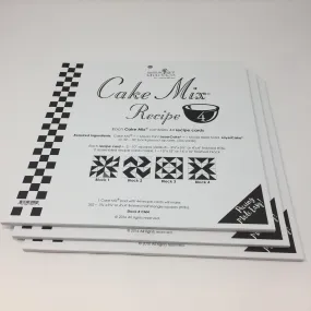 Cake Mix Recipe 4 by Moda- Each Recipe contains 44 Papers to make 88 Quilt Blocks