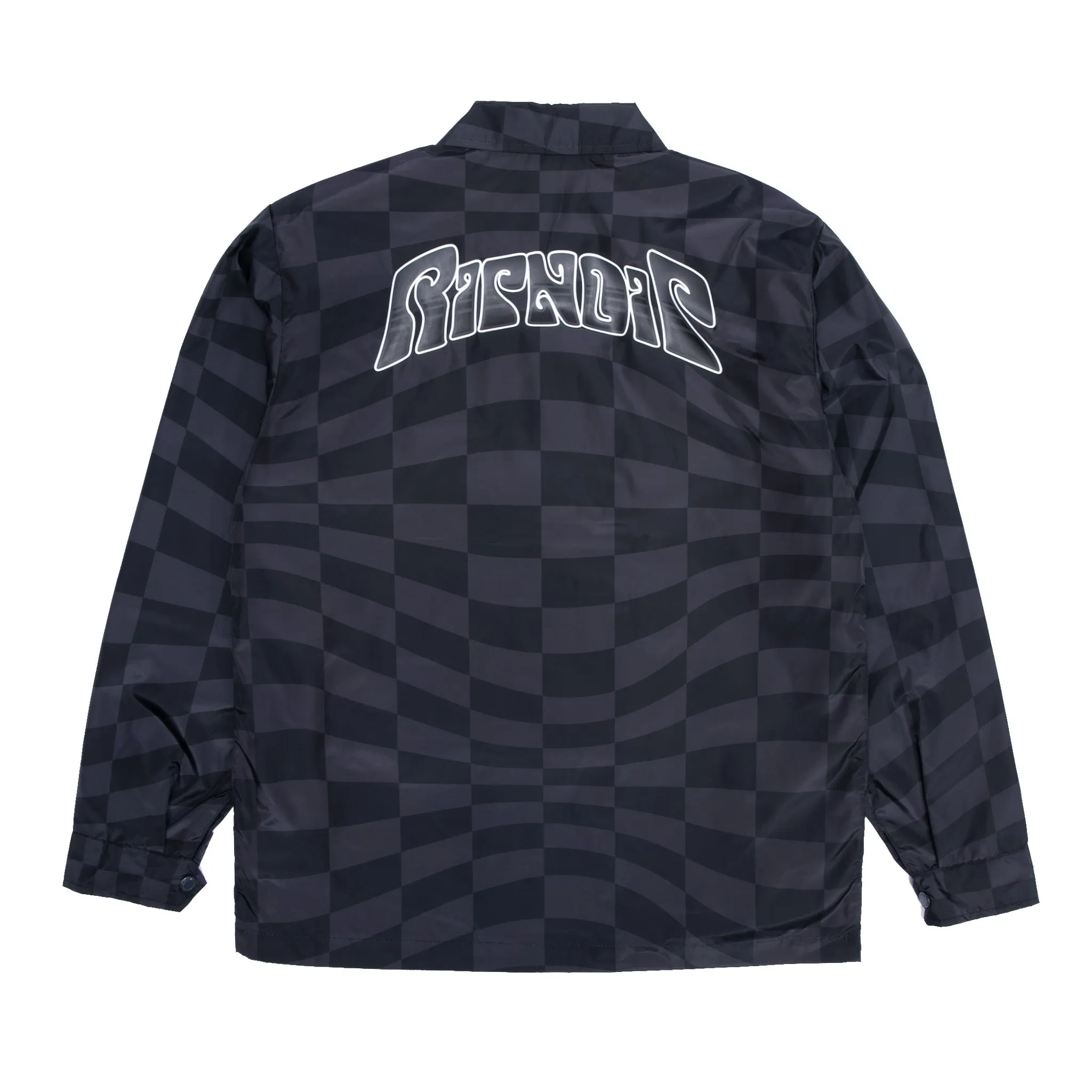 Checked Coaches Jacket (Black/Charcoal)