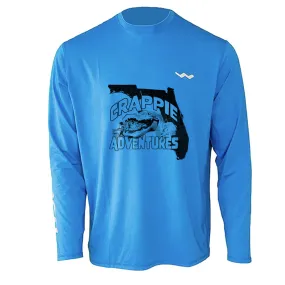 Crappie Adventures Helios Fishing Shirt