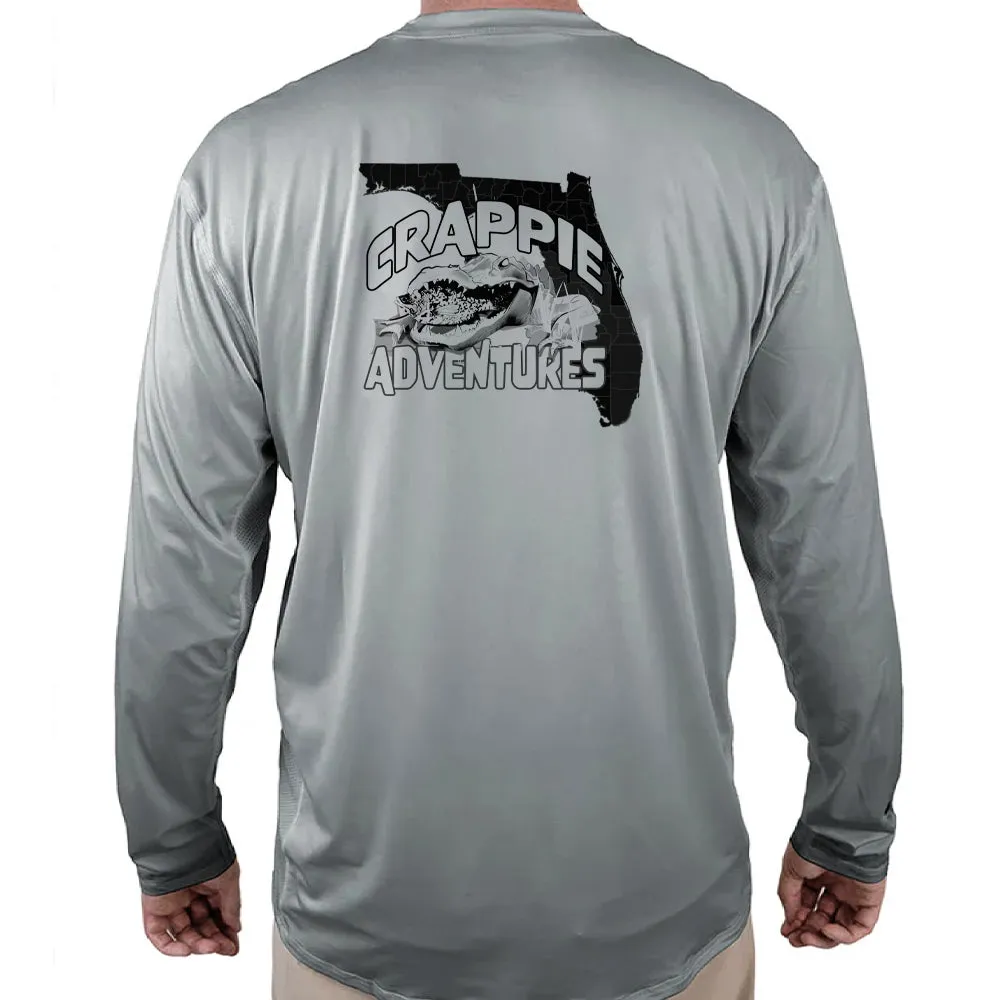 Crappie Adventures Helios Fishing Shirt