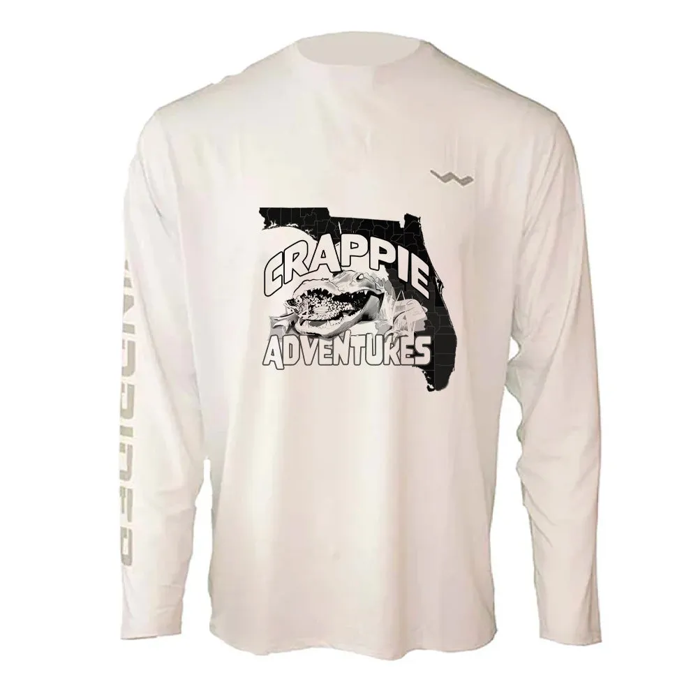 Crappie Adventures Helios Fishing Shirt