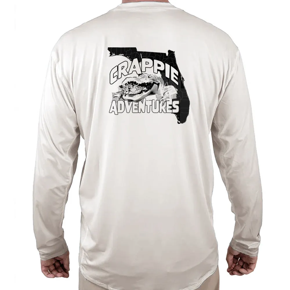 Crappie Adventures Helios Fishing Shirt