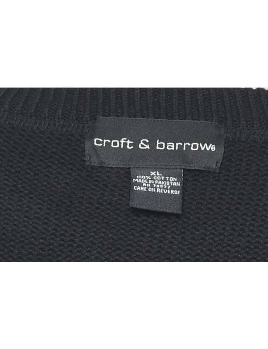 Croft & Barrow Black Jumper - XL