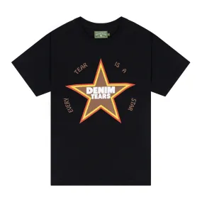 Denim Tears Every Tear Is A Star Tee Black