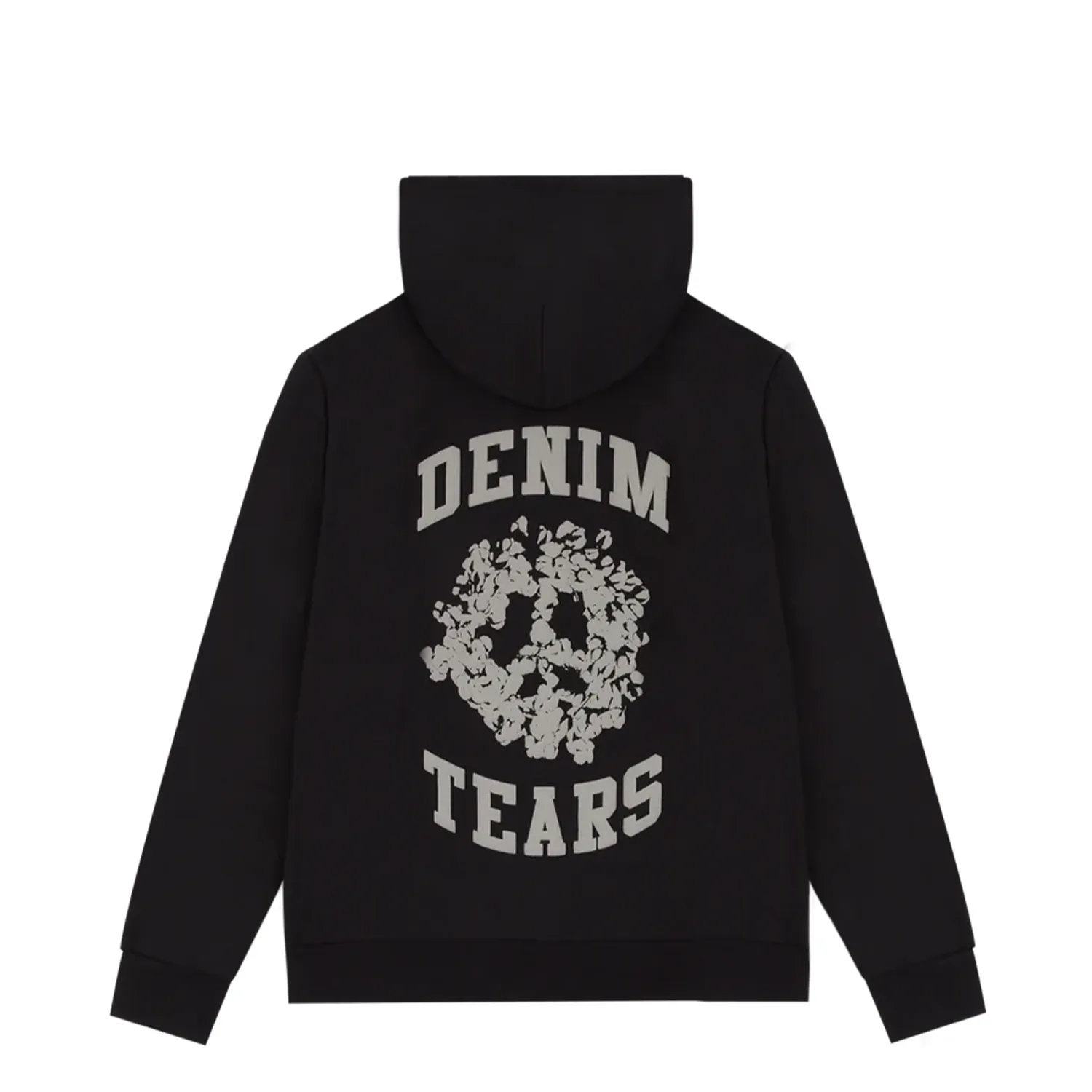 Denim Tears University Zip Up Sweatshirt Black