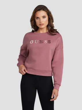 Eco Mauve Clara Logo Jumper