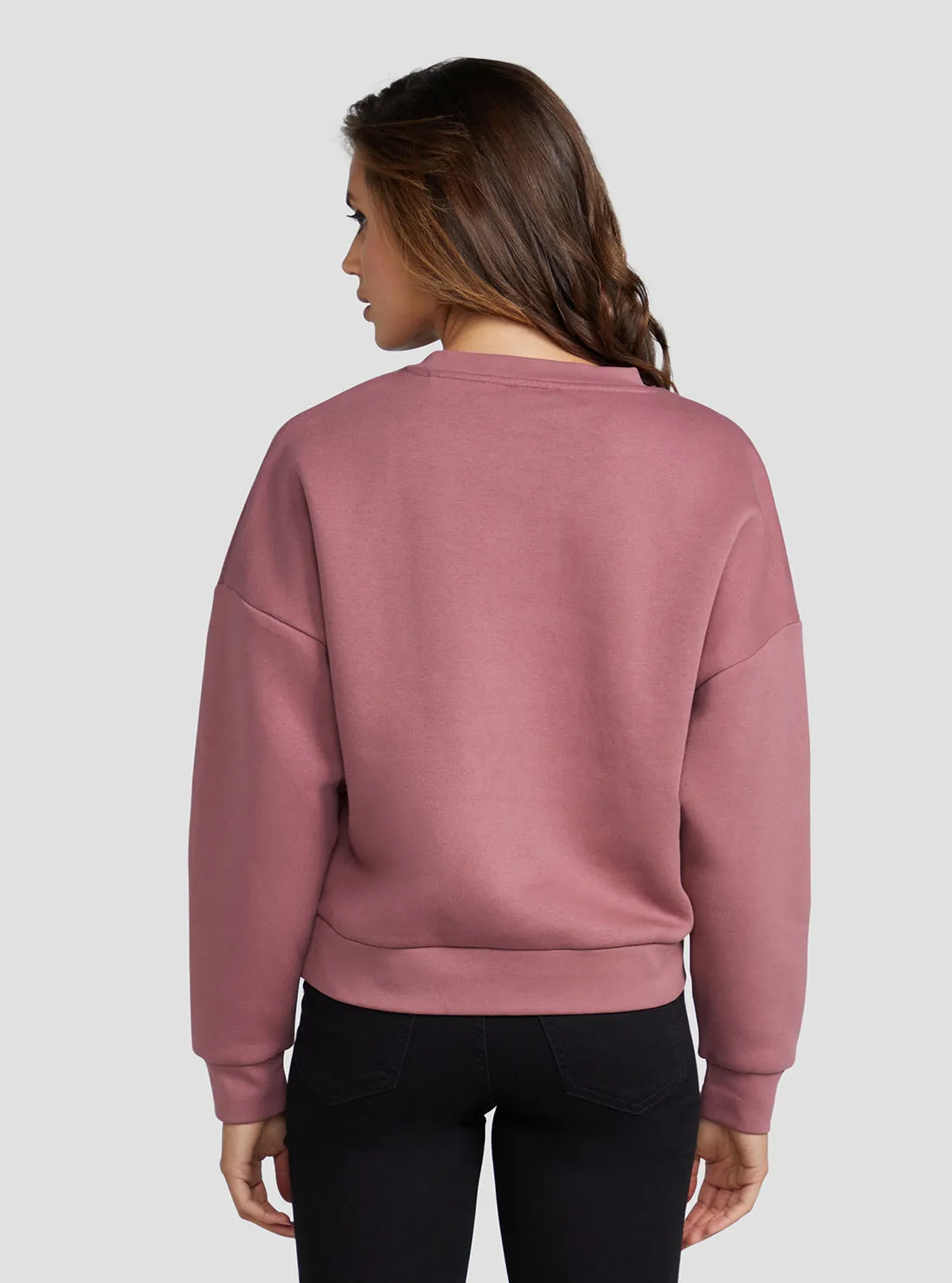 Eco Mauve Clara Logo Jumper