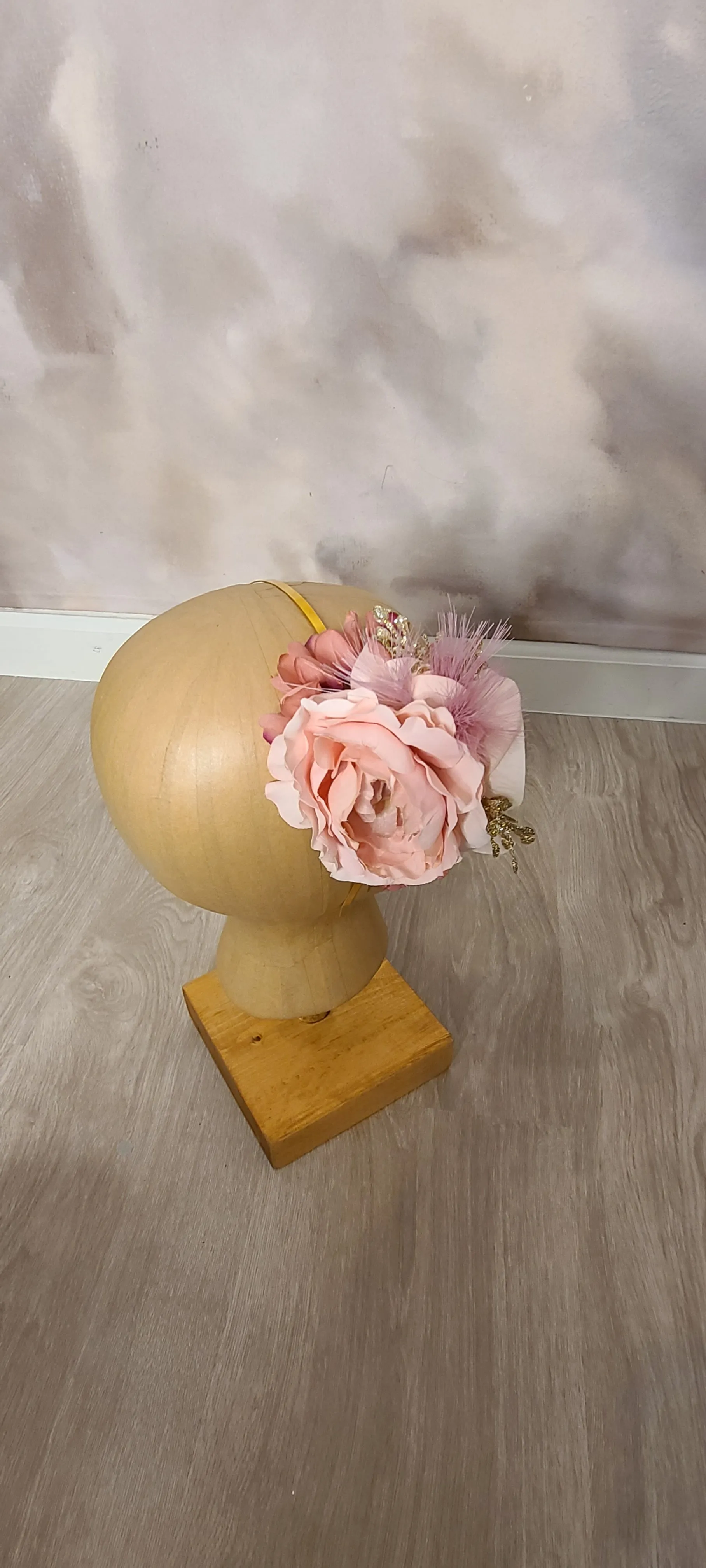 Euc Pink Floral Headband