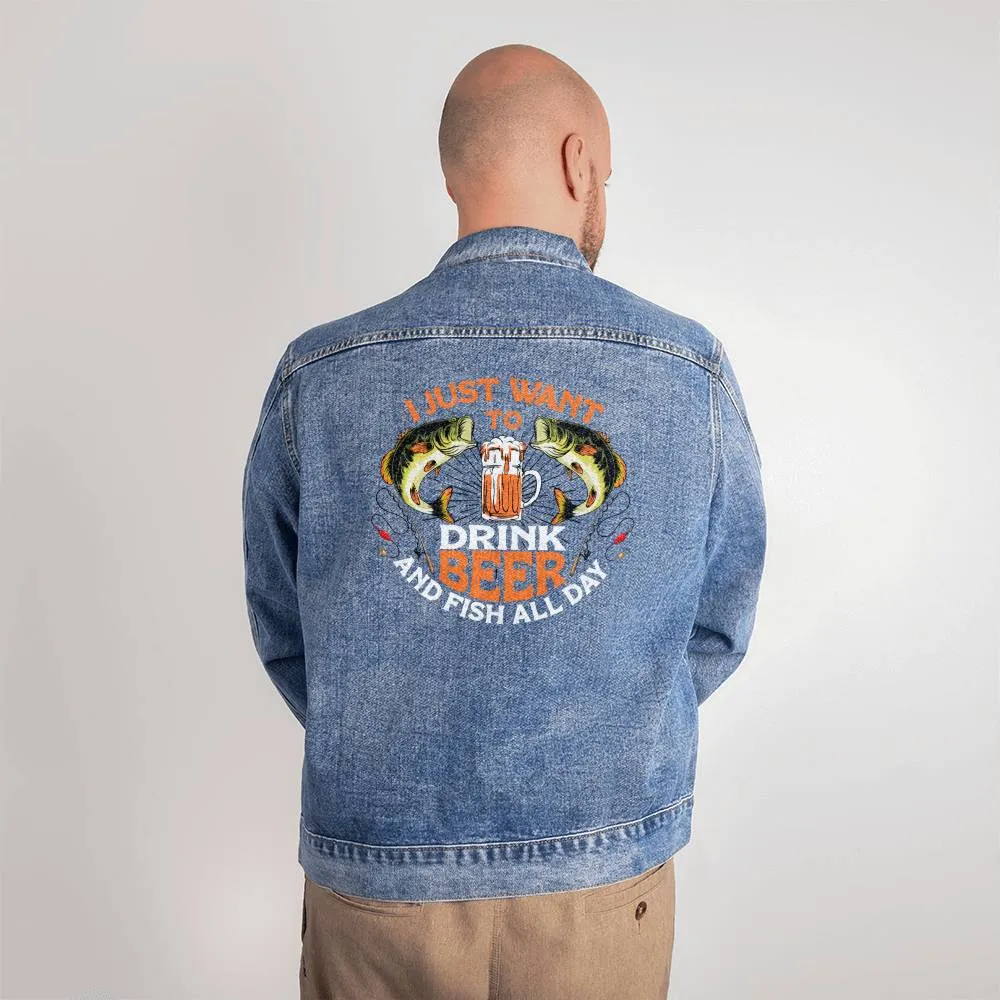 Fish and Drink Beer | Jean Jacket