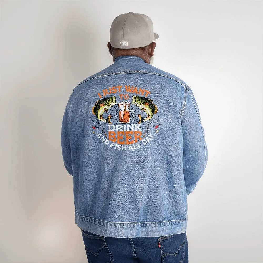 Fish and Drink Beer | Jean Jacket