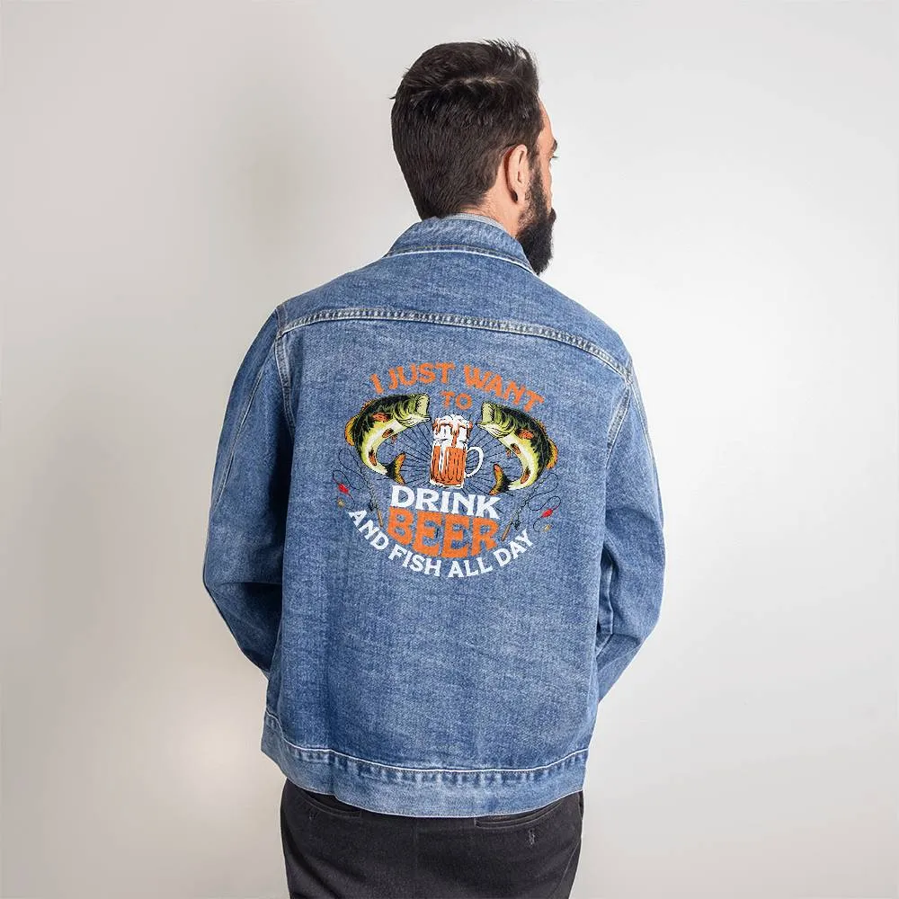 Fish and Drink Beer | Jean Jacket