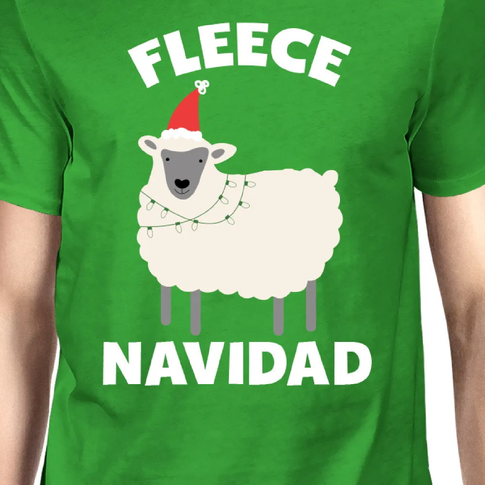 Fleece Navidad Green Unisex Shirt Funny Christmas Gift Graphic Tee