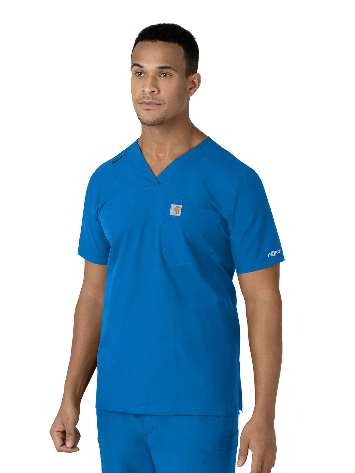 Force Essentials - Men's V-Neck Shirttail Scrub Top [1]