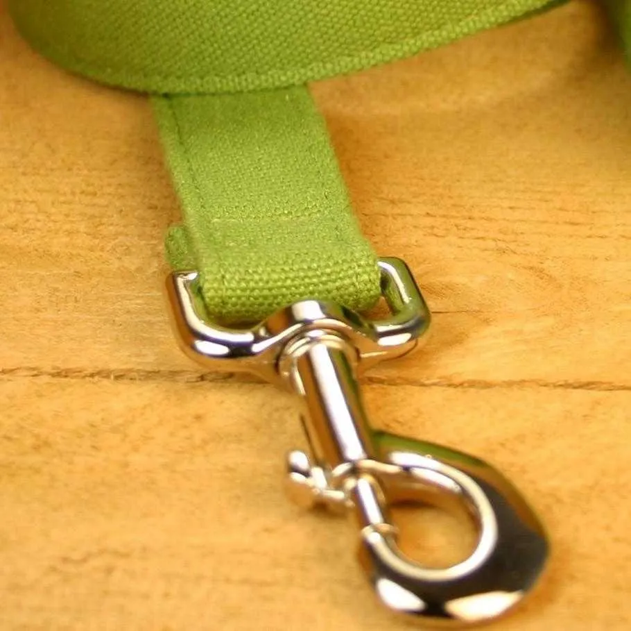 Hemp Dog Leash 6' Basic Green Canvas