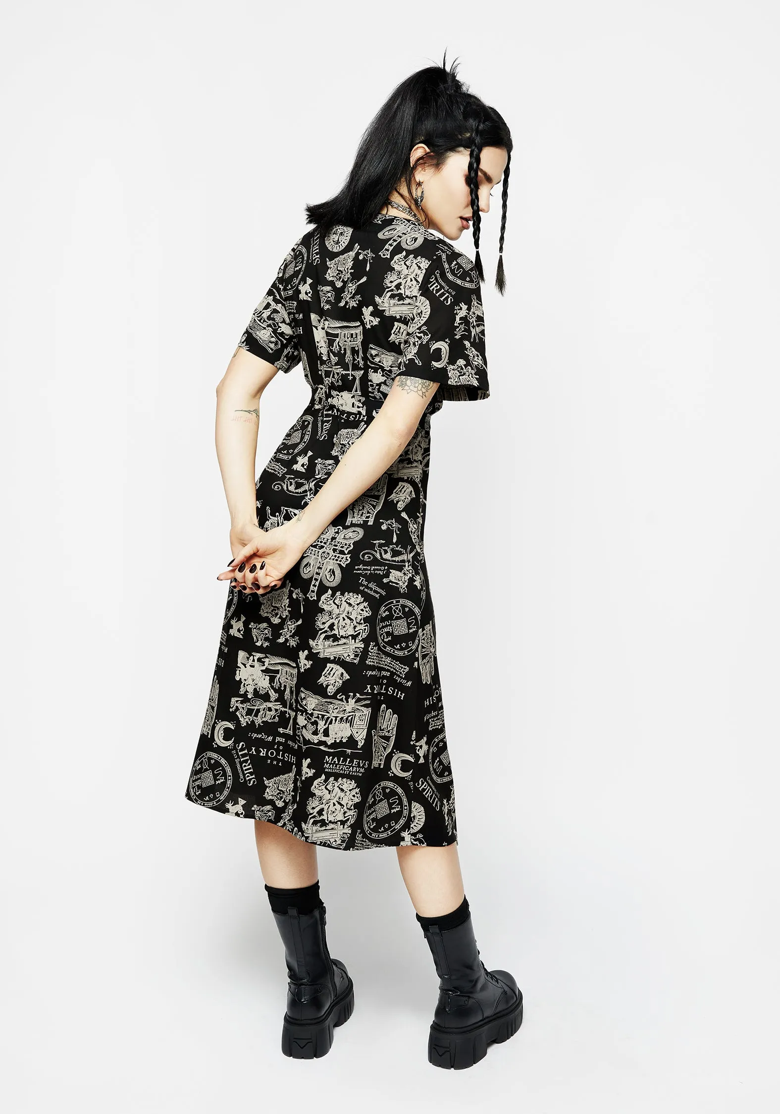 Heresy Wrap Midi Dress