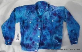 Ice Dyed Denim Jacket Adult Small