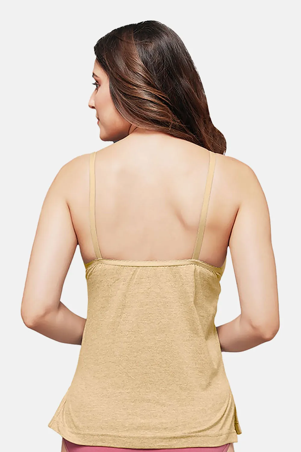 Intimacy Full Coverage Adjustable Cotton Bra Slip – IN11 | Non-Padded & Sweat-Absorbent Design