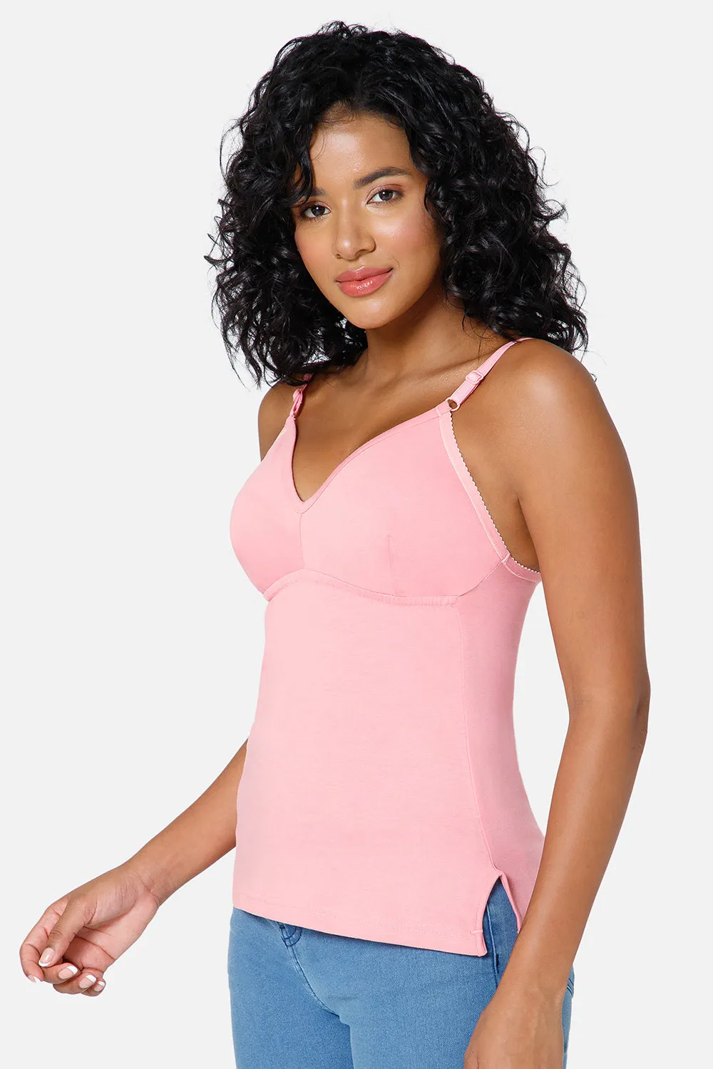 Intimacy Full Coverage Adjustable Cotton Bra Slip – IN11 | Non-Padded & Sweat-Absorbent Design