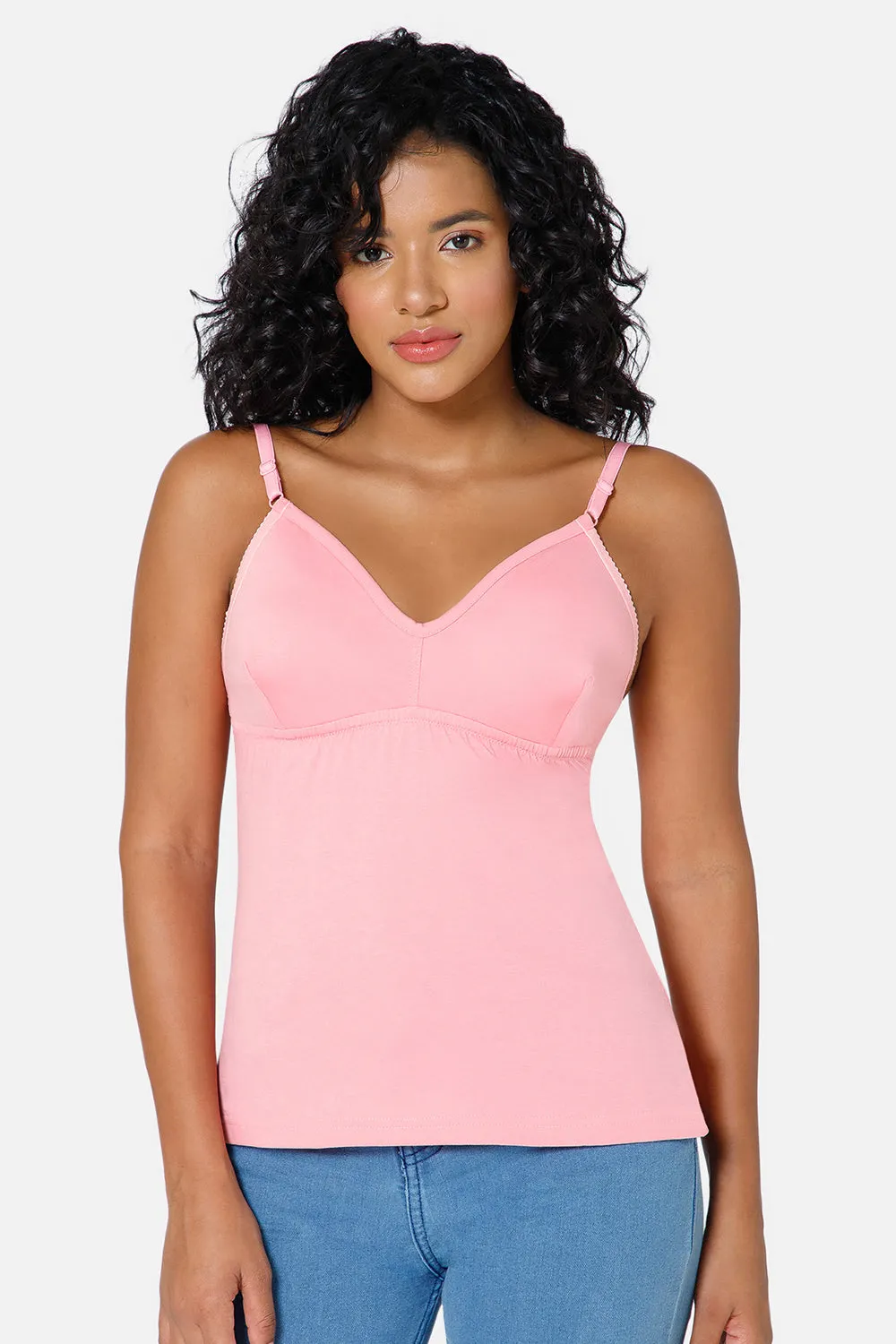 Intimacy Full Coverage Adjustable Cotton Bra Slip – IN11 | Non-Padded & Sweat-Absorbent Design