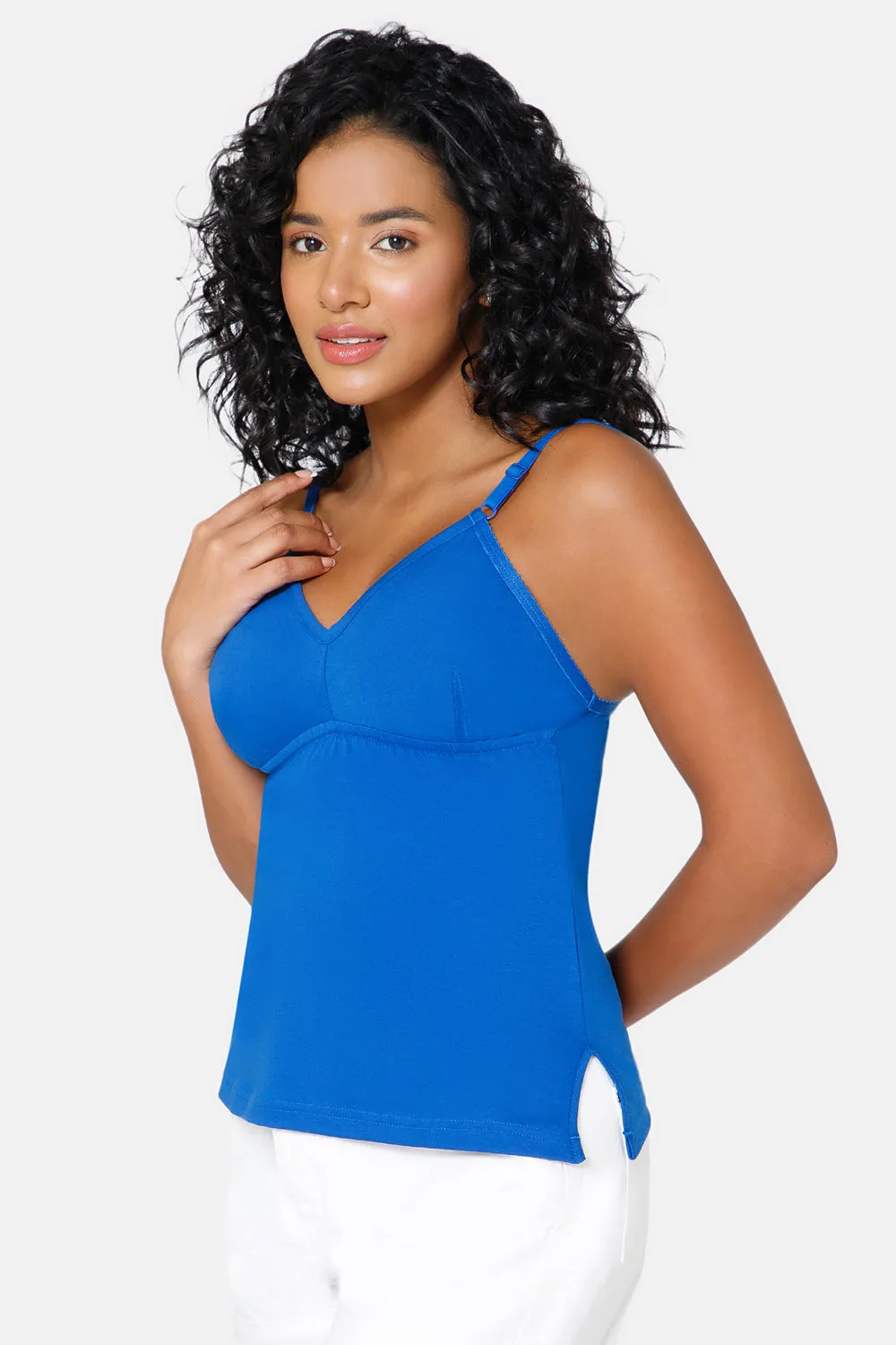 Intimacy Full Coverage Adjustable Cotton Bra Slip – IN11 | Non-Padded & Sweat-Absorbent Design