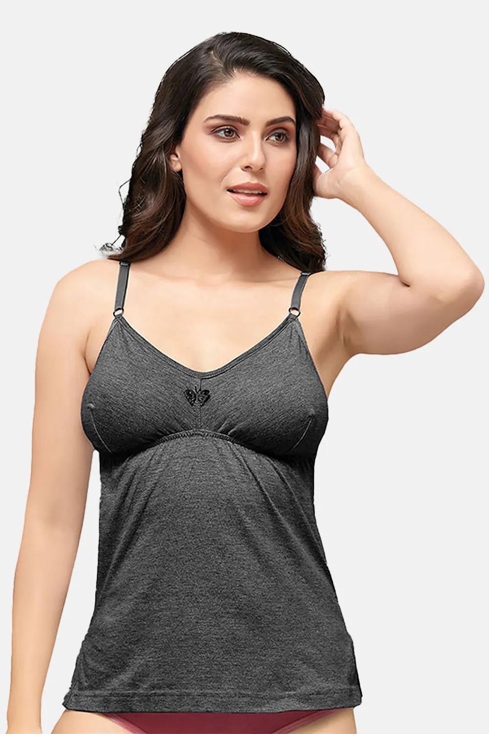 Intimacy Full Coverage Adjustable Cotton Bra Slip – IN11 | Non-Padded & Sweat-Absorbent Design