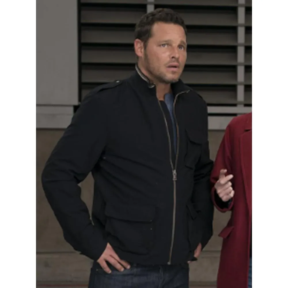 Justin Chambers Black Jacket