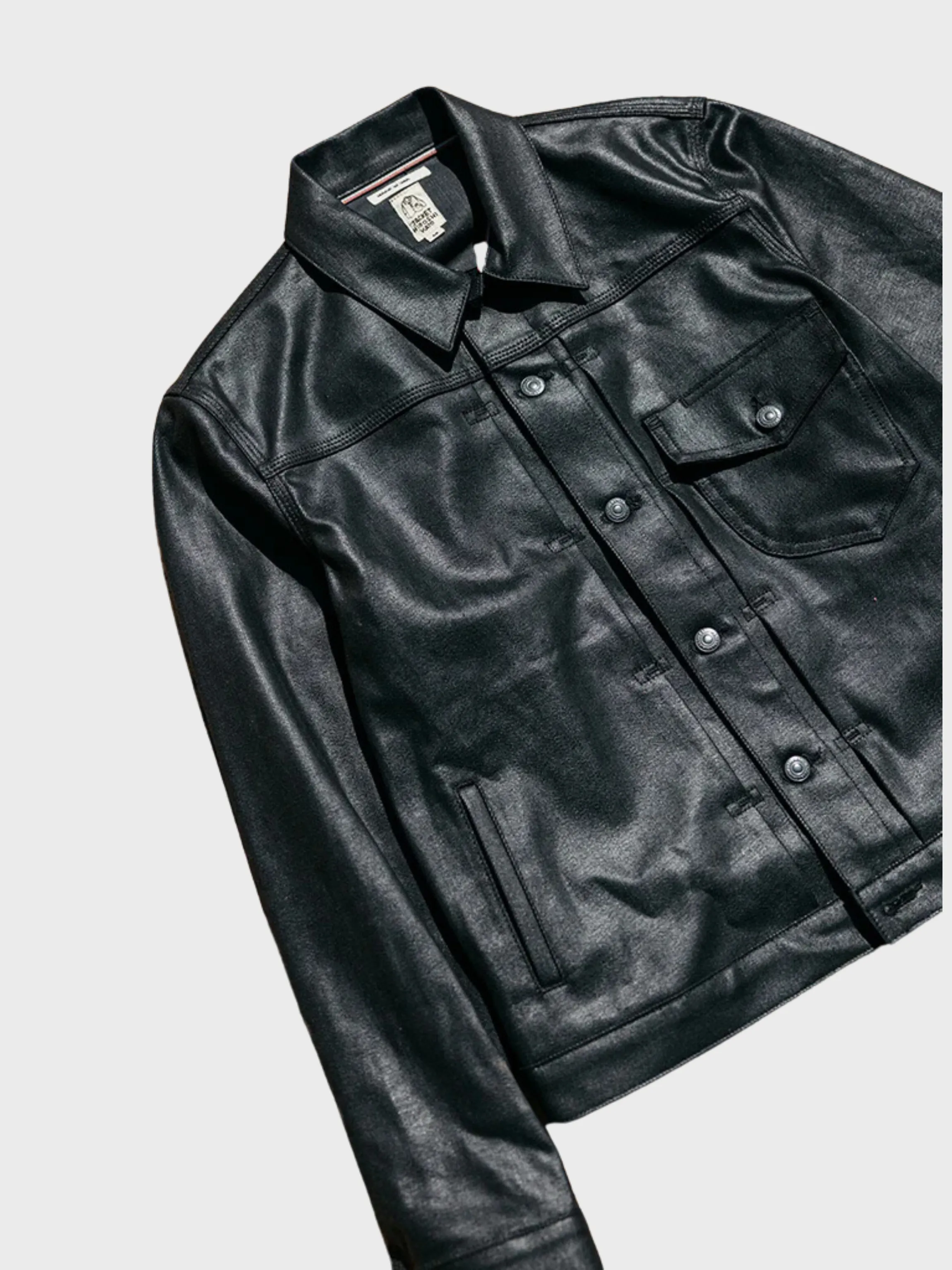 Kato Jacket The Blade 14 Oz Coated Black Raw