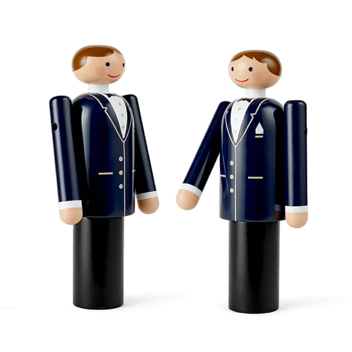 Kay Bojesen Groom & Groom Set, Small