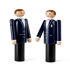 Kay Bojesen Groom & Groom Set, Small