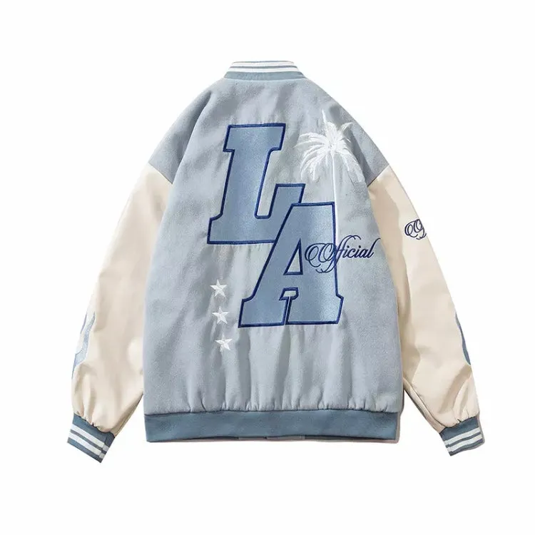 LA Letterman Jacket - Blue