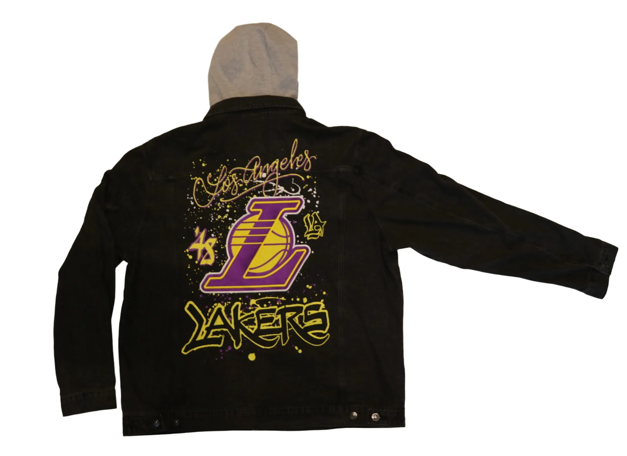 Lakers x WC Faded Denim Jacket