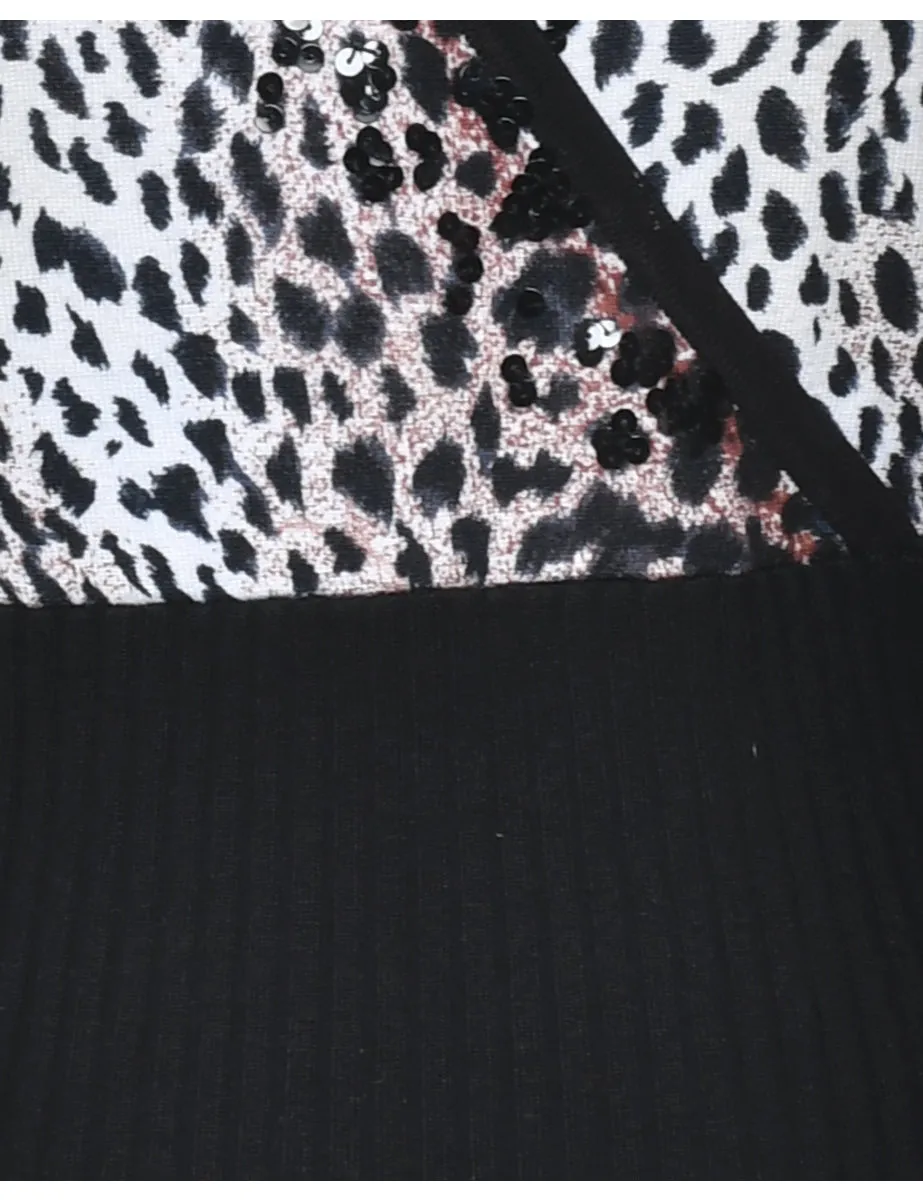 Leopard Pattern Jumper - S